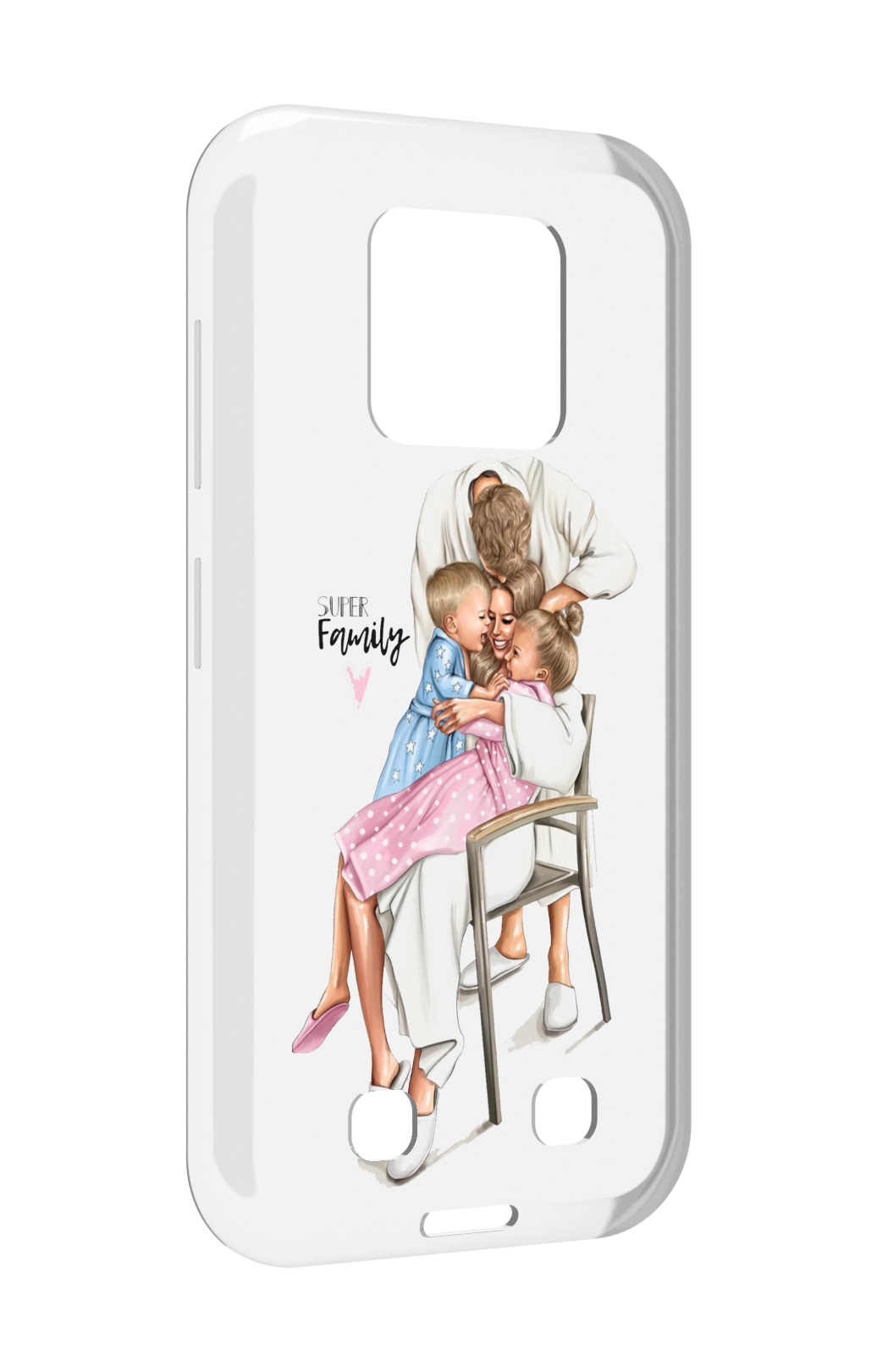 

Чехол MyPads Super-family для Oukitel WP18, Прозрачный, Tocco