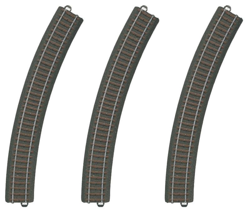 Набор расширения путей C (R3) для железной дороги Marklin, изогнутые, 3шт., 020330