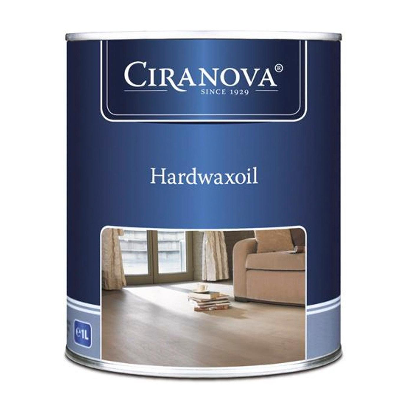 Масло воск Ciranova Hardwaxoil для паркетных полов коричневое 1 л