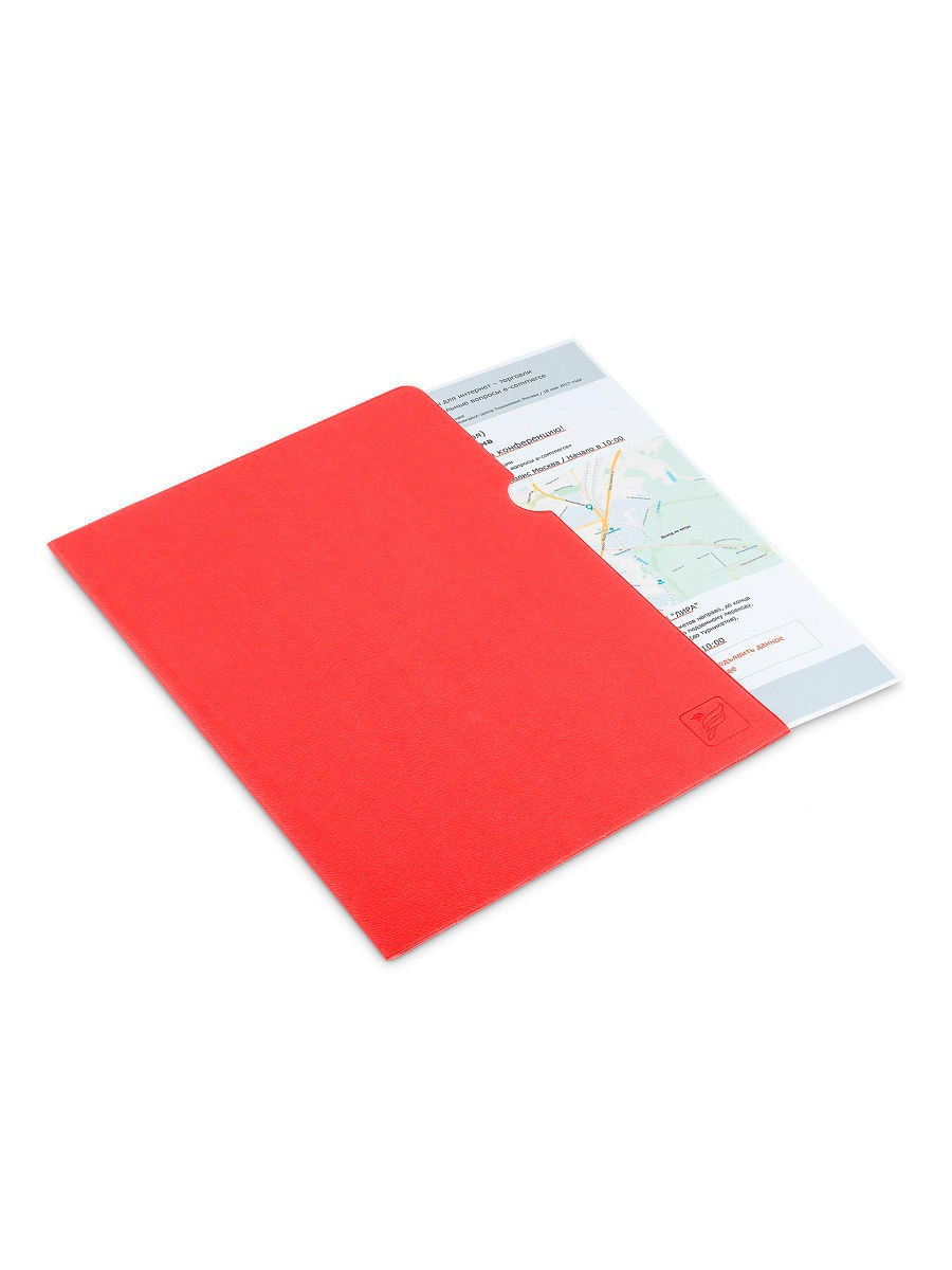 Папка для документов формат А4 Flexpocket EPU-01/Красный