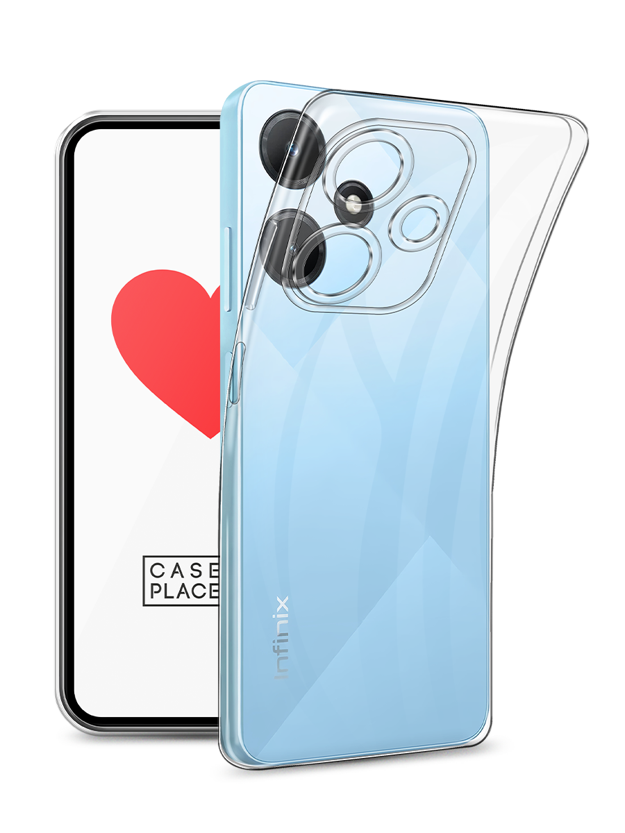 

Чехол на Infinix Hot 30i прозрачный, 3104150-6