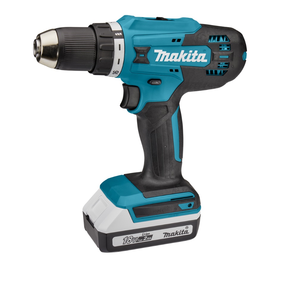 

Дрель шуруповерт аккумуляторная Makita DF488DWAE АК 2Ач, G-серия