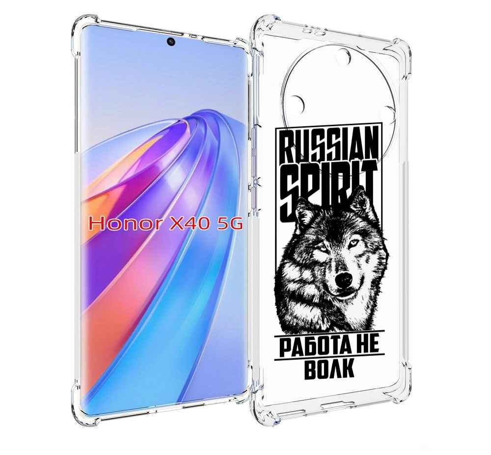 

Чехол MyPads работа не волк для Honor X40, Прозрачный, Tocco