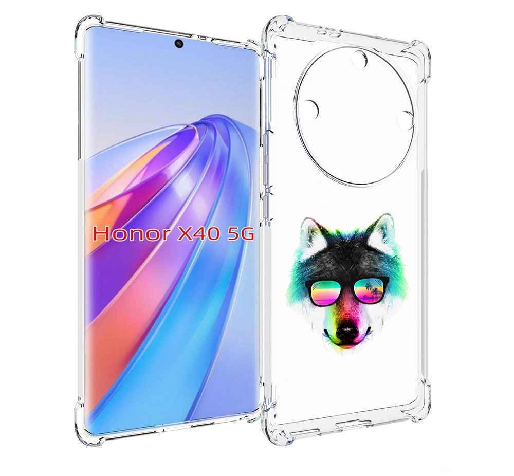 

Чехол MyPads радужный волк для Honor X40, Прозрачный, Tocco