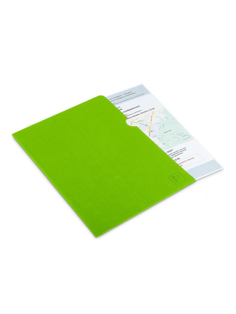 фото Папка для документов формат а4 flexpocket epu-01/зеленый
