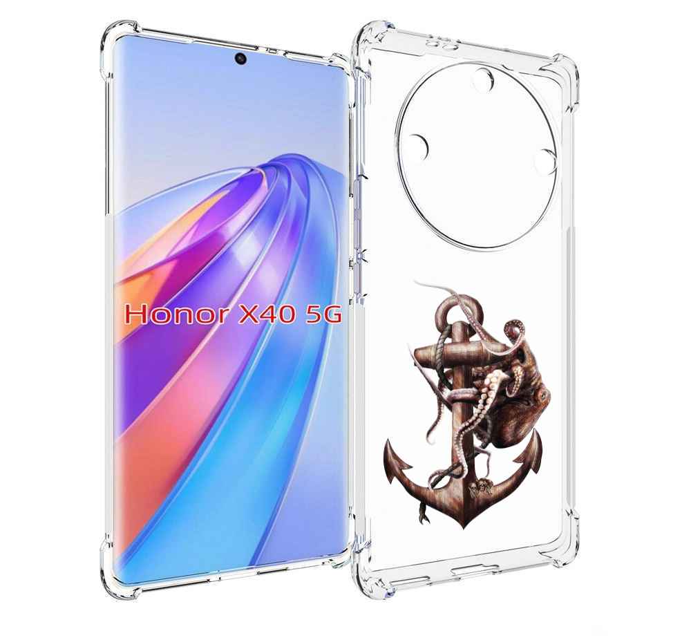 

Чехол MyPads ржавый якорь для Honor X40, Прозрачный, Tocco