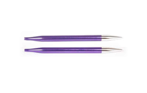 

Спицы Knit Pro Zing для вязания съемные, для тросика 35-126 см, диаметр 3,75 мм, 47502, Фиолетовый, Zing