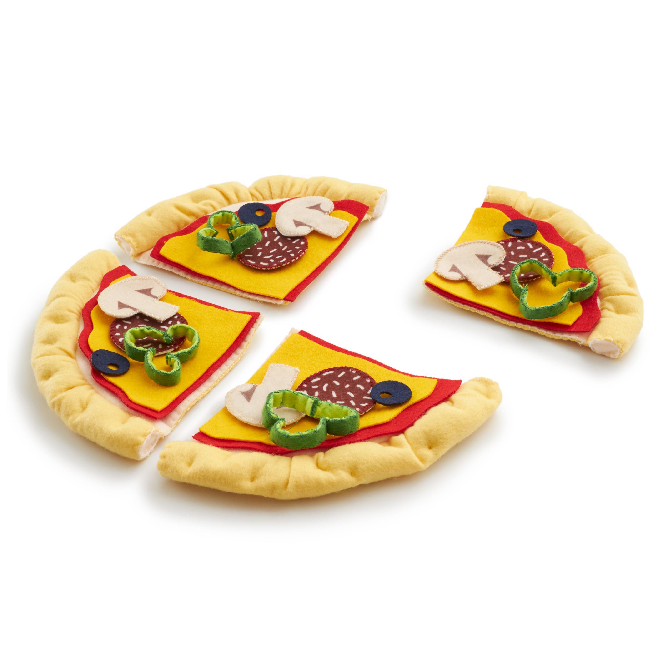 FoodBoxToys Игровой набор продуктов из фетра Пицца