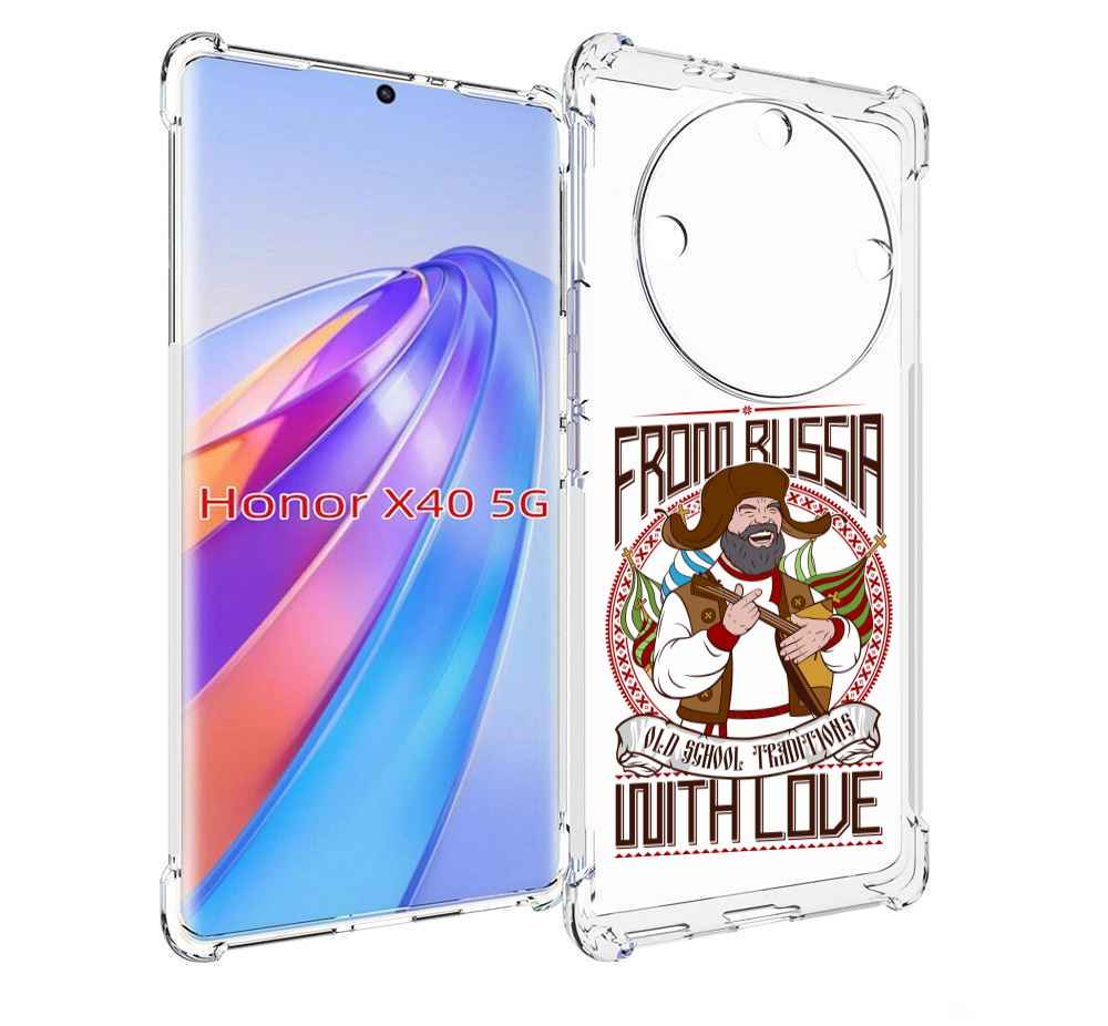 

Чехол MyPads русский мужчина для Honor X40, Прозрачный, Tocco