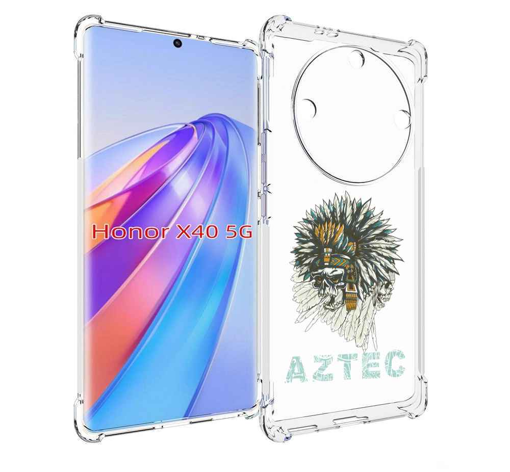 

Чехол MyPads скелет индеец для Honor X40, Прозрачный, Tocco