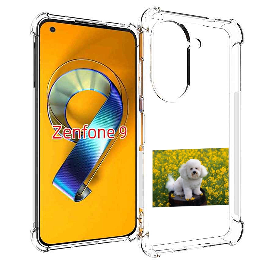 

Чехол MyPads пудель белыи для Asus Zenfone 9 (AI2202), Прозрачный, Tocco