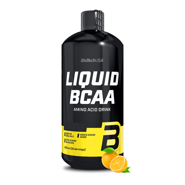 фото Bcaa liquid 1000 мл, апельсин biotech