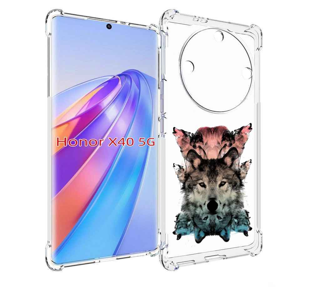 

Чехол MyPads стая для Honor X40, Прозрачный, Tocco
