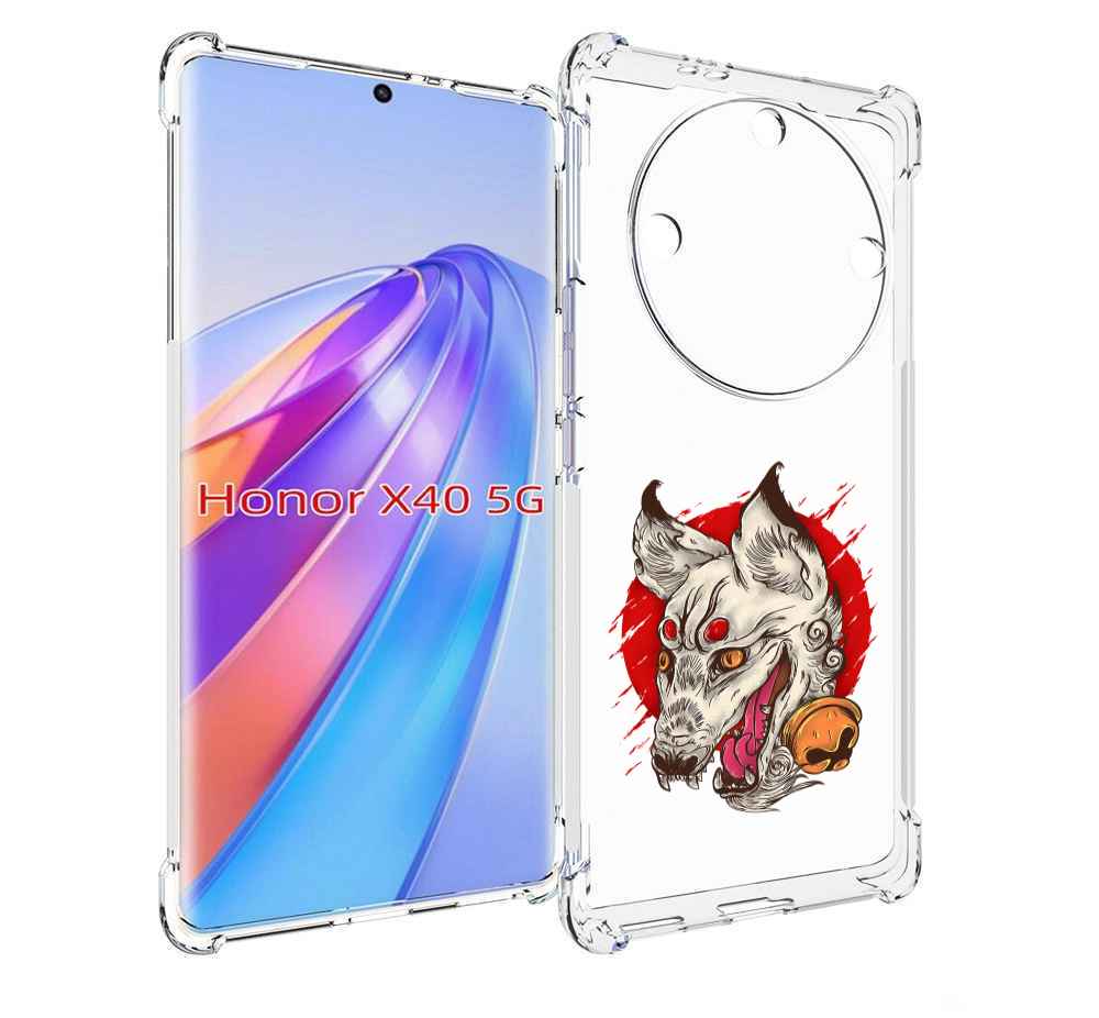 

Чехол MyPads страшная собака для Honor X40, Прозрачный, Tocco
