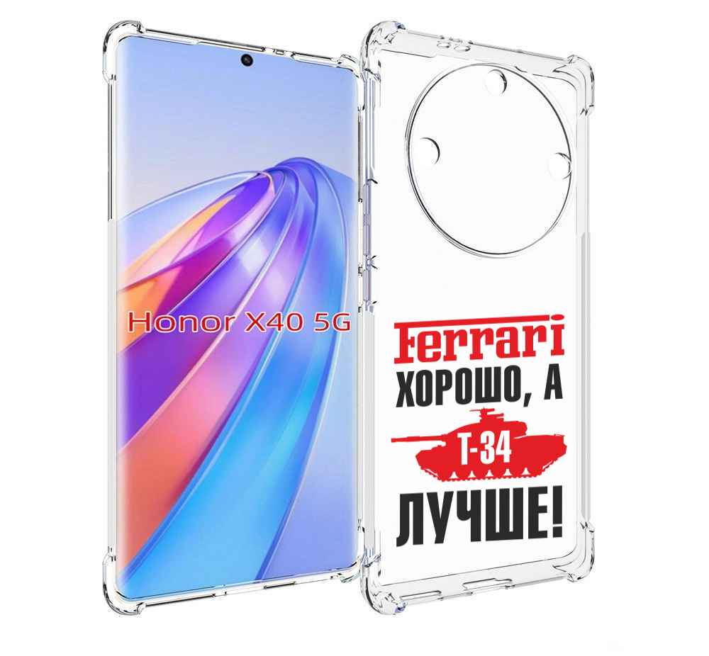 

Чехол MyPads т 34 лучше для Honor X40, Прозрачный, Tocco
