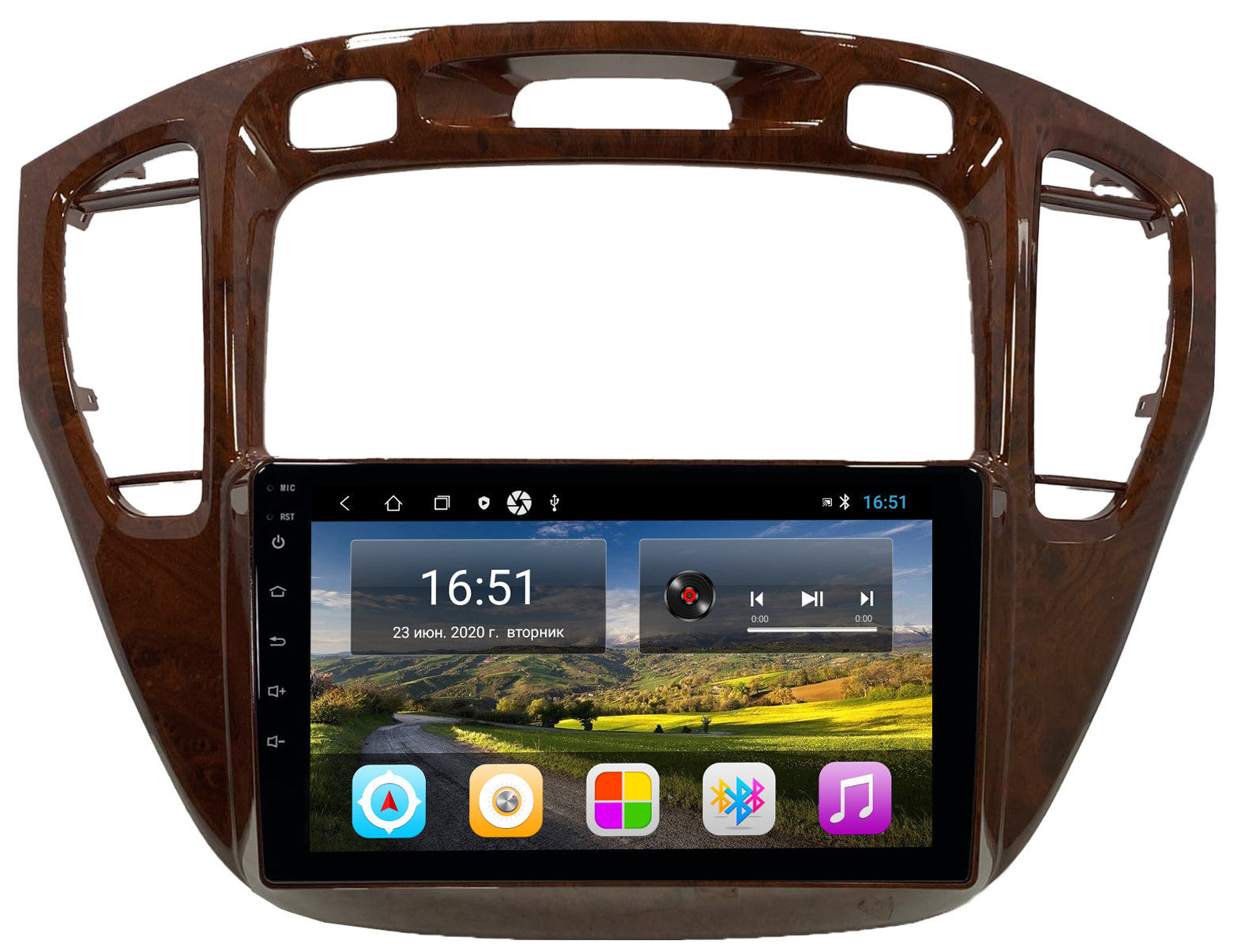 Штатная автомагнитола Zenith Toyota Highlander Тойота Хайлендер 2001-2007 Android 12 1960900₽