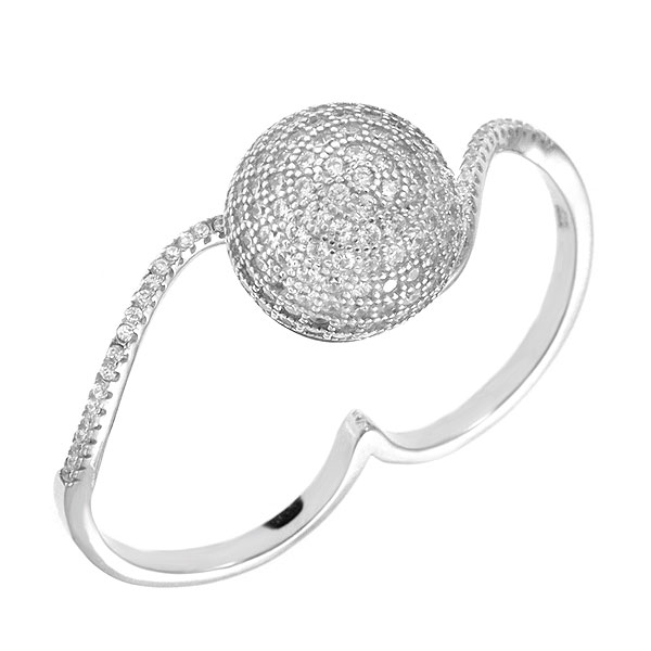 

Кольцо из серебра с фианитом р. 18.5 Balex Jewellery 1422910231, 1422910231