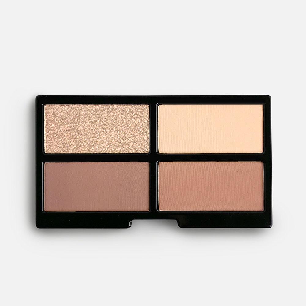 Набор для контуринга лица PUPA Contouring & Strobing Palette 002 Medium Light, 17,5 г