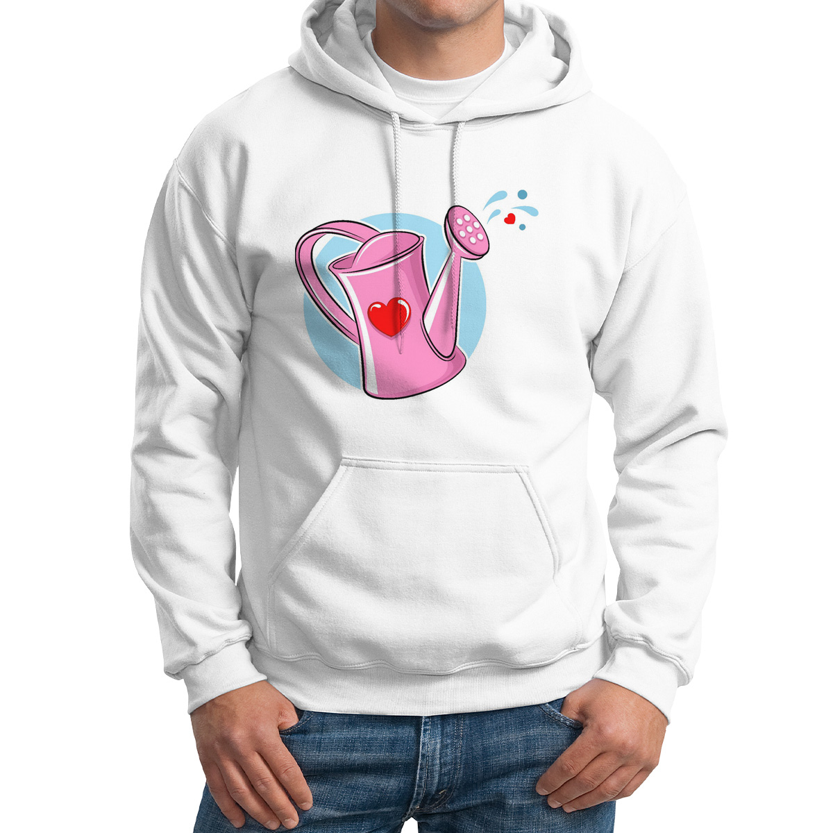 

Худи унисекс CoolPodarok Лейка белое 50 RU, M0114586