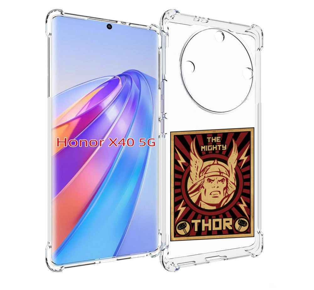 

Чехол MyPads тор лицо для Honor X40, Прозрачный, Tocco