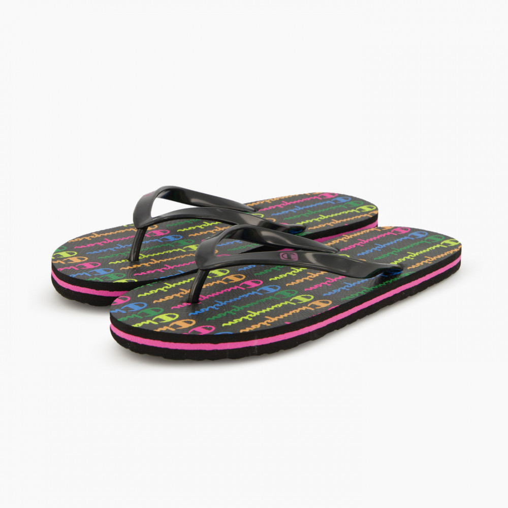 фото Вьетнамки женские champion legacy flip flop slipper big classic evo черные 38 eu