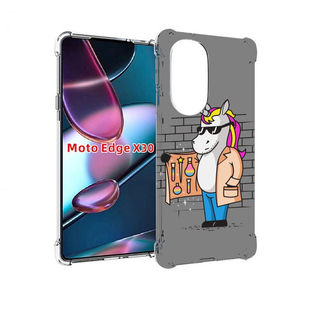 

Чехол MyPads Продавец-единорог для Motorola Moto Edge X30, Прозрачный, Tocco
