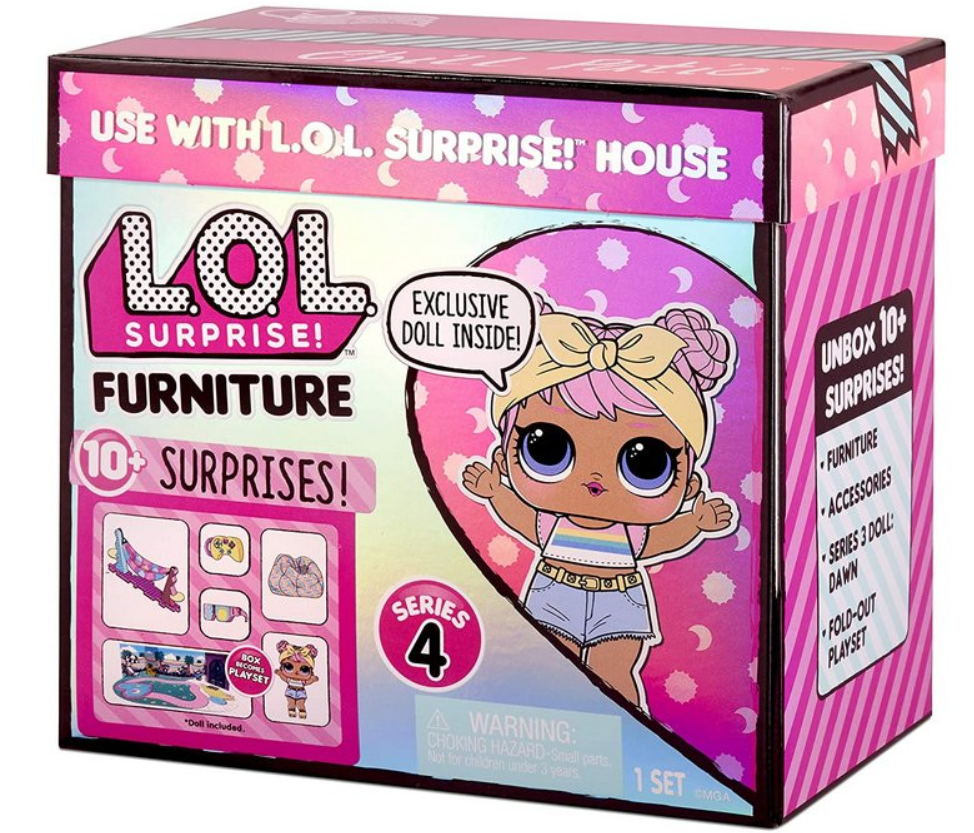 фото Игровой набор l.o.l. surprise furniture серия 4 chill patio with dawn doll, 572633 с гамак