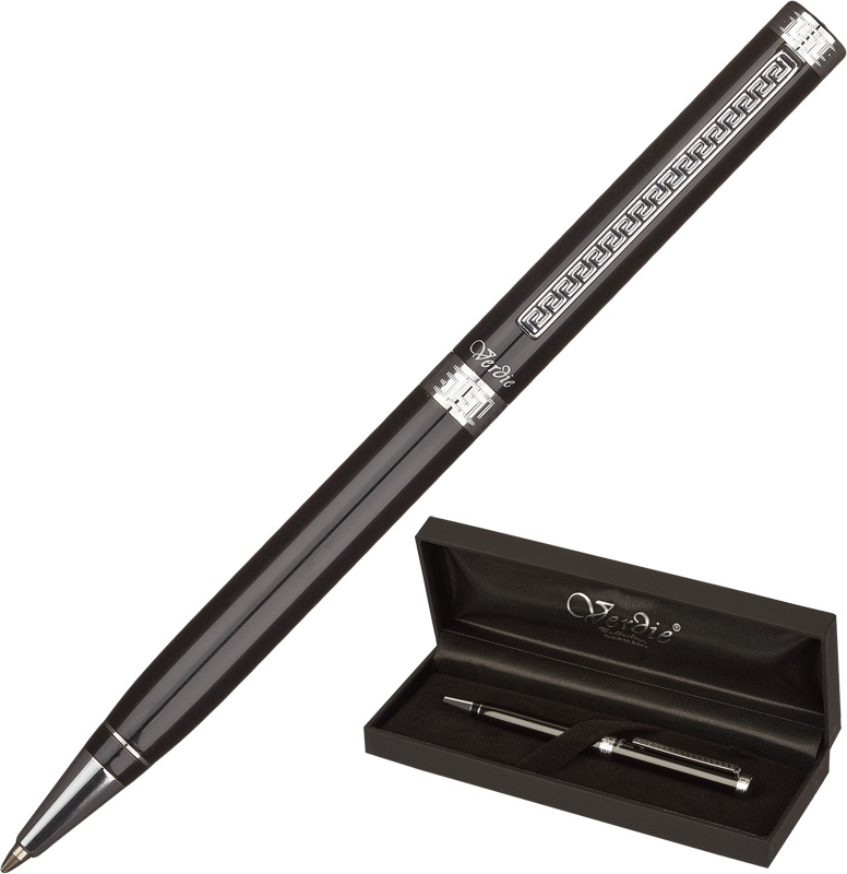 Ручка шариковая VERDIE черный лак, синяя, 0,7 мм, 1 шт.
