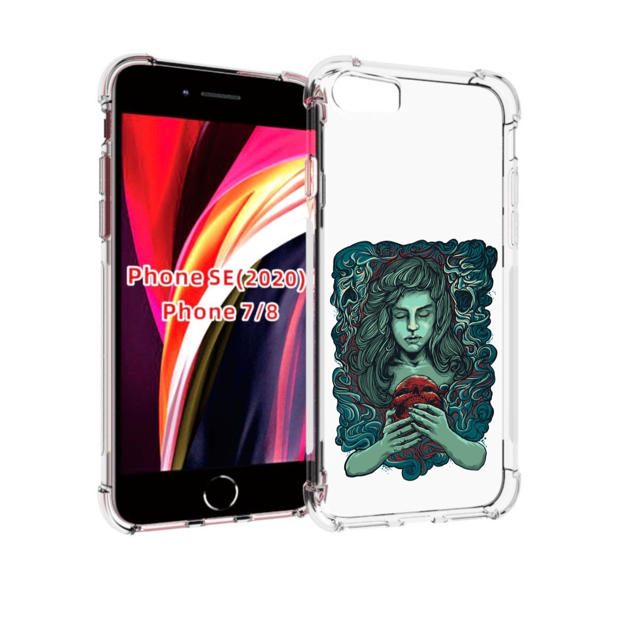 

Чехол MyPads спящая девушка для iPhone 7 4.7 / iPhone 8 / iPhone SE 2 (2020), Прозрачный, Tocco