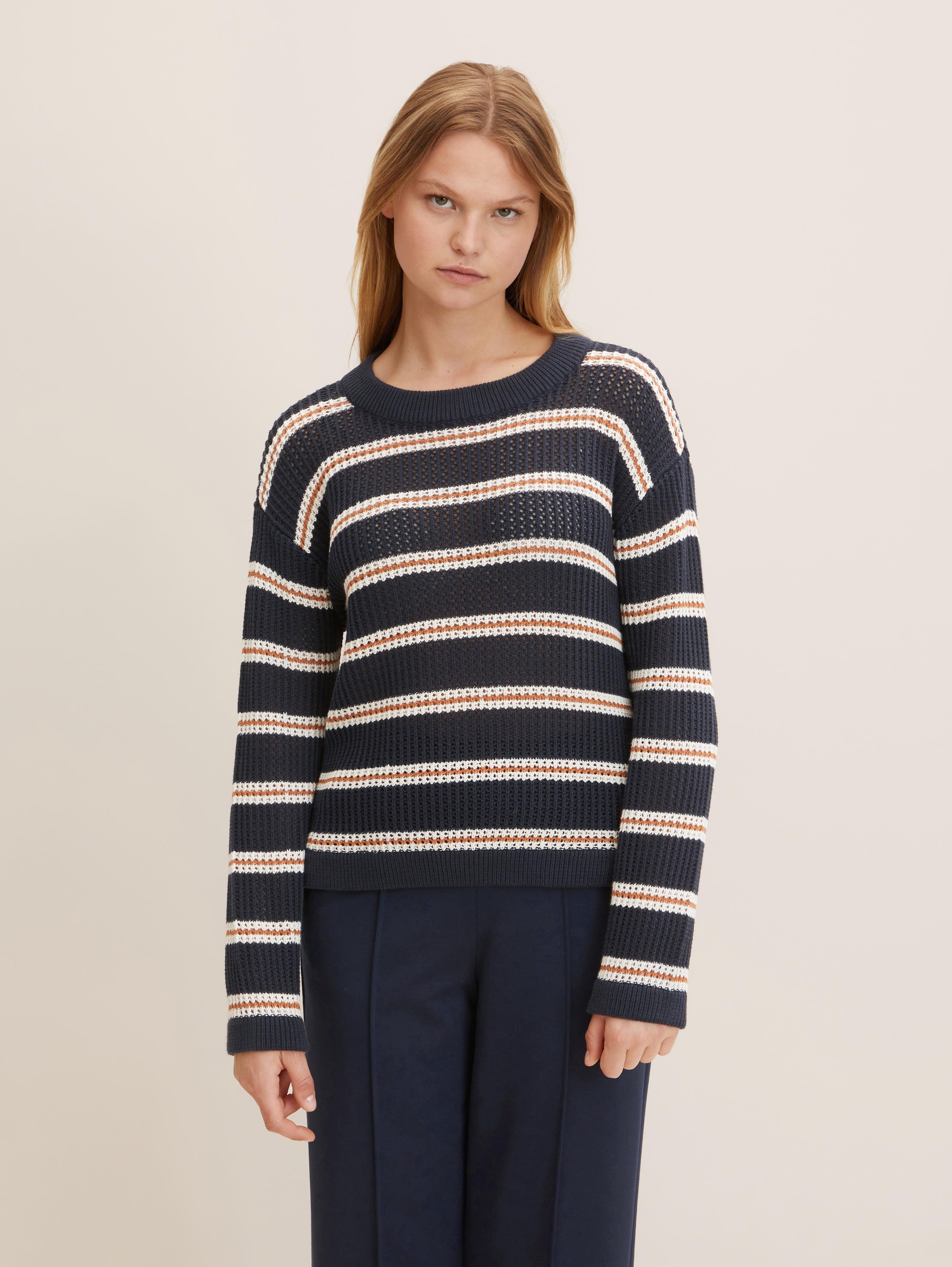 

Джемпер женский Tom Tailor Denim 1033046 синий L, 1033046