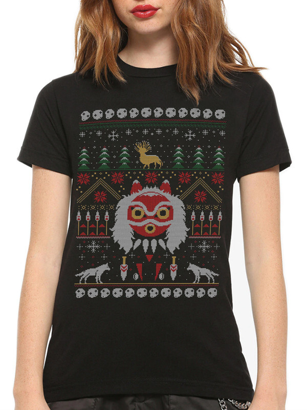 

Футболка женская Dream Shirts Праздничная Принцесса Мононоке черная XL, Черный, Праздничная Принцесса Мононоке