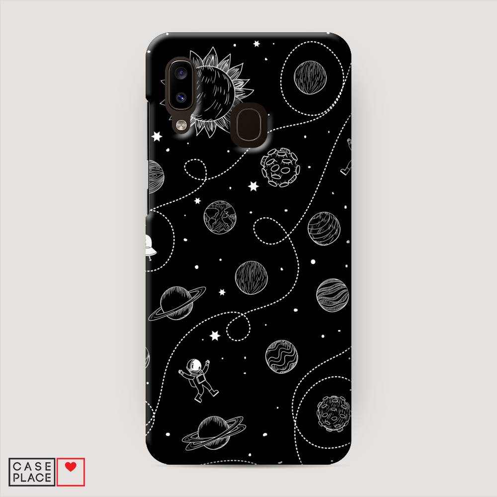 

Пластиковый чехол "В невесомости" на Samsung Galaxy A30, 27520-3