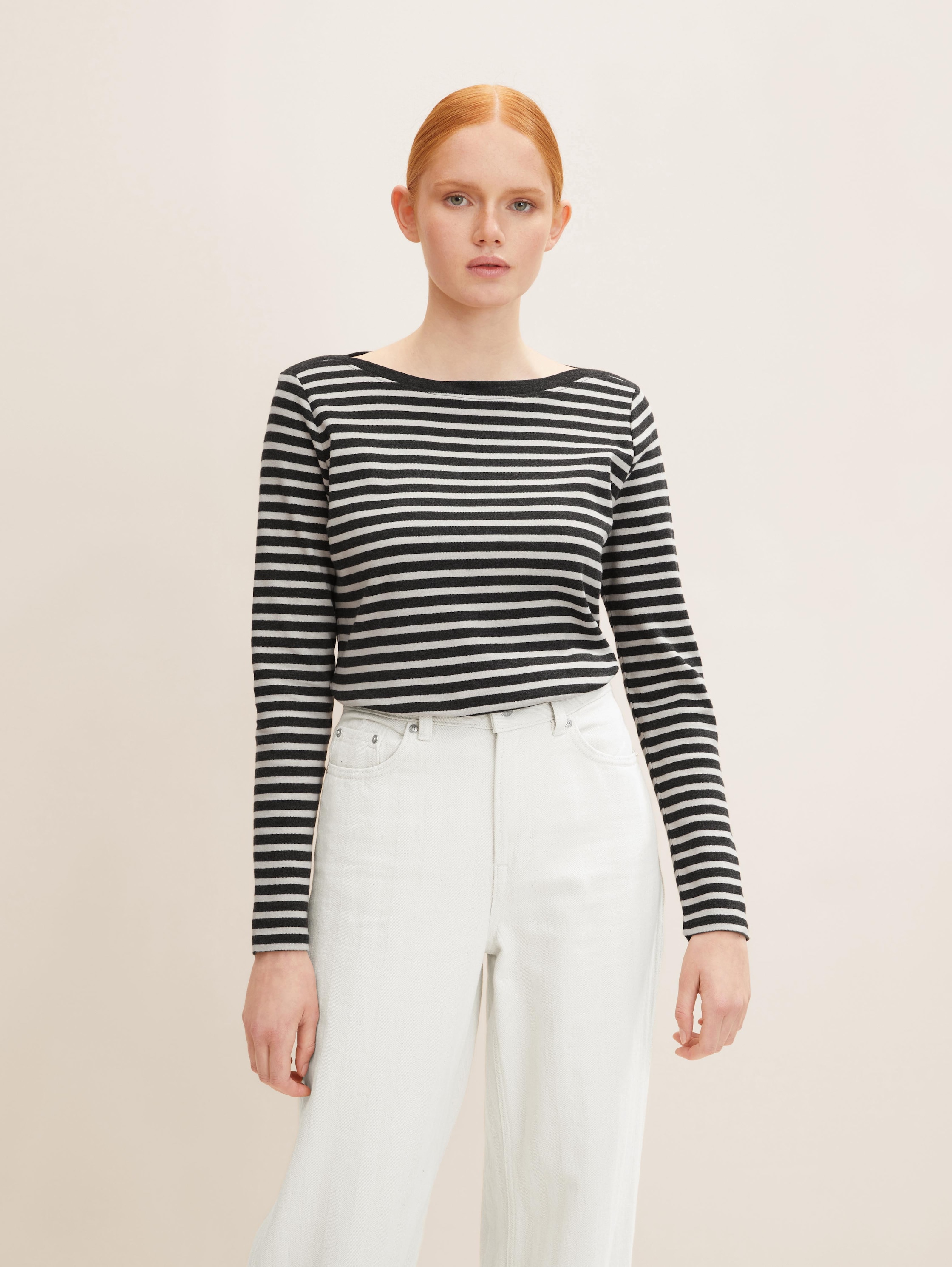 

Лонгслив женский Tom Tailor Denim 1023950 черный M, 1023950