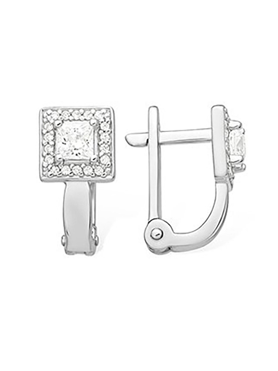 

Серьги из серебра с фианитом ЯХОНТ Золотой 249507, 249507