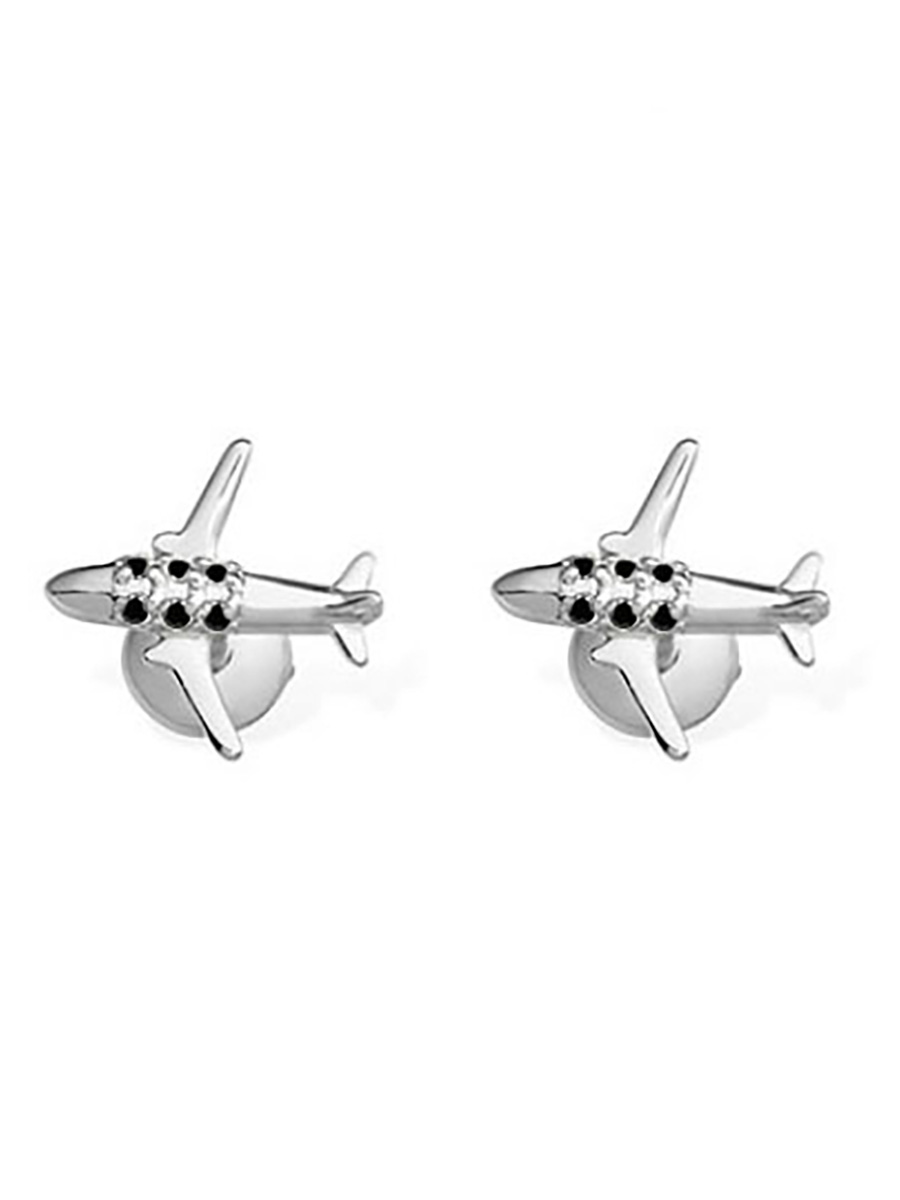 

Серьги из серебра с фианитом ЯХОНТ Ювелирный 250187, 250187