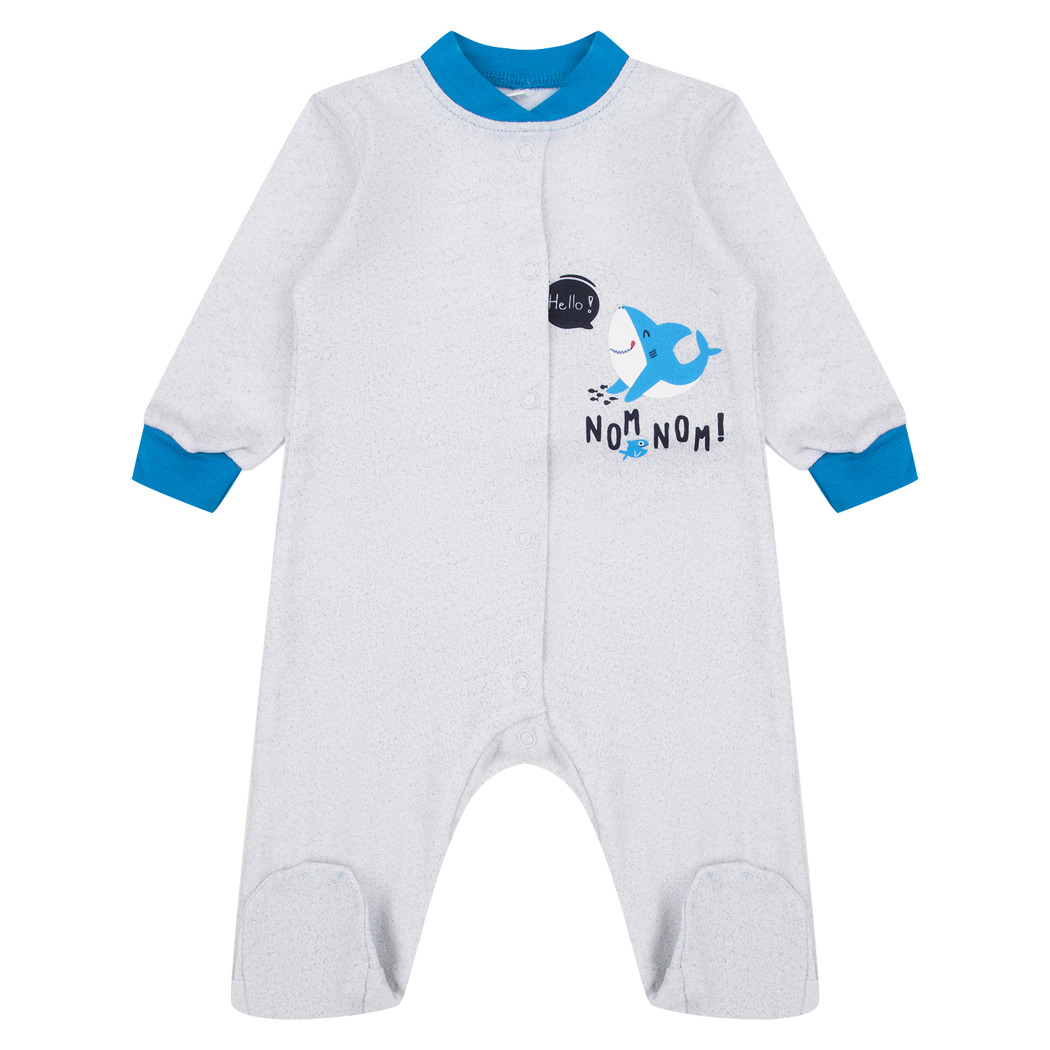 фото Комбинезон leader kids, цвет: серый р.74
