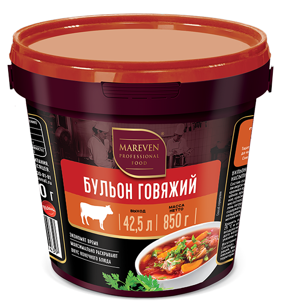 

Бульон Mareven Food Professional говяжий 850 г