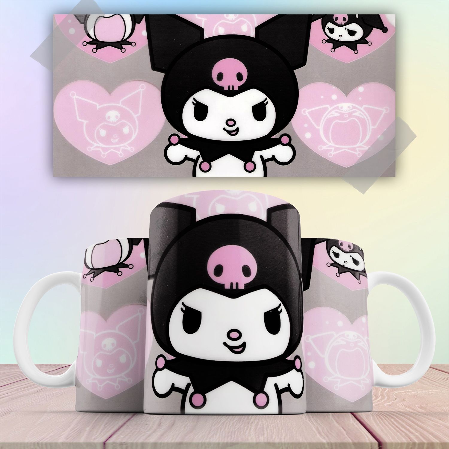 

Кружка Хэллоу Китти Куроми Hello Kitty Kuromi 330 мл