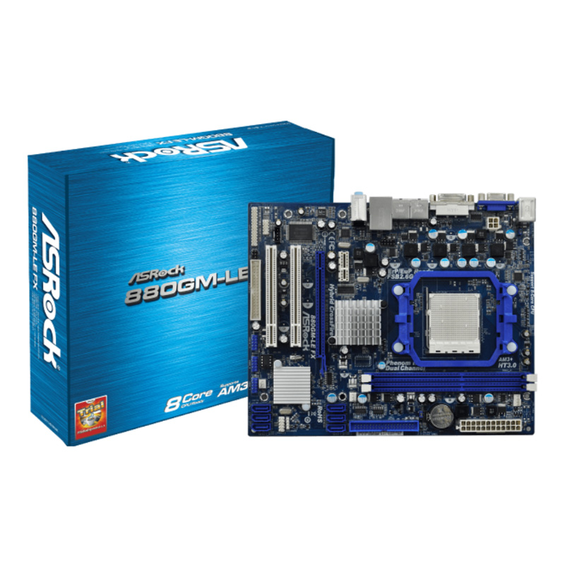 фото Материнская плата asrock 880gm-le fx