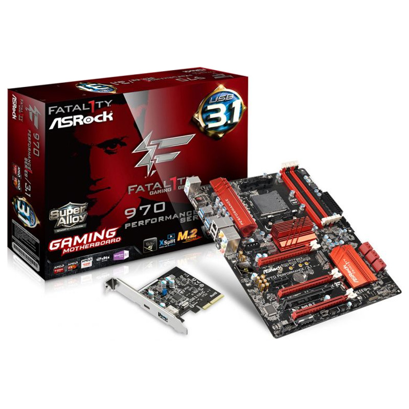 фото Материнская плата asrock fatal1ty 970 performance/3.1