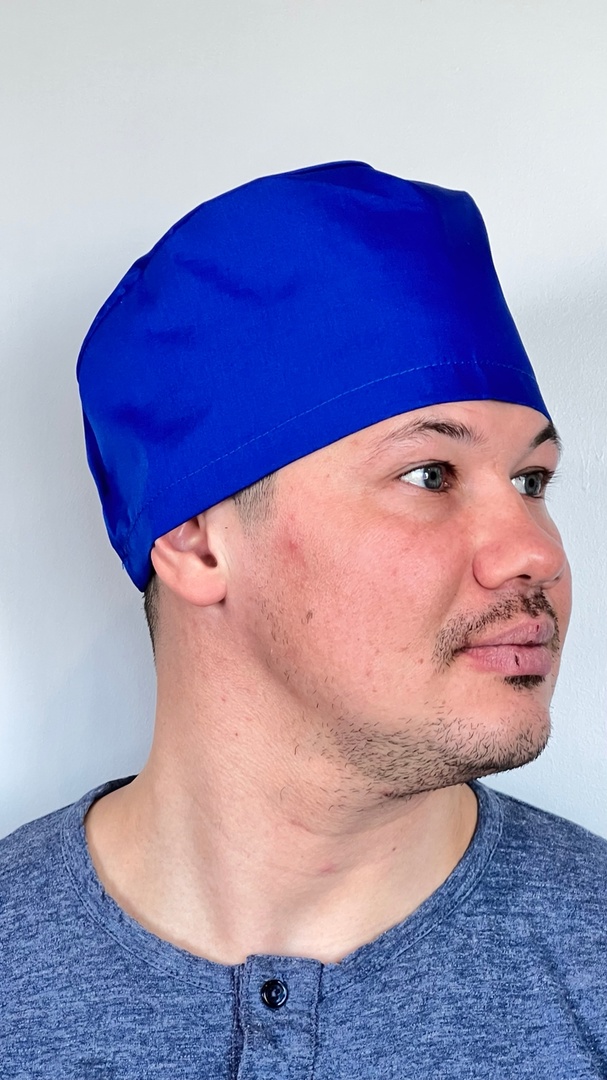 

Шапочка медицинская унисекс Медицинский Мир Ш-1 синяя one size, Ш-1