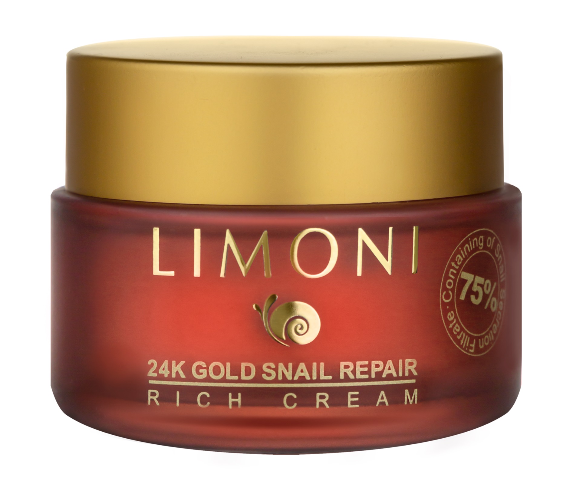 Крем для лица Limoni с золотом и экстрактом слизи улитки 24K Gold Snail Repair Rich 50мл раствор gold 360 мл