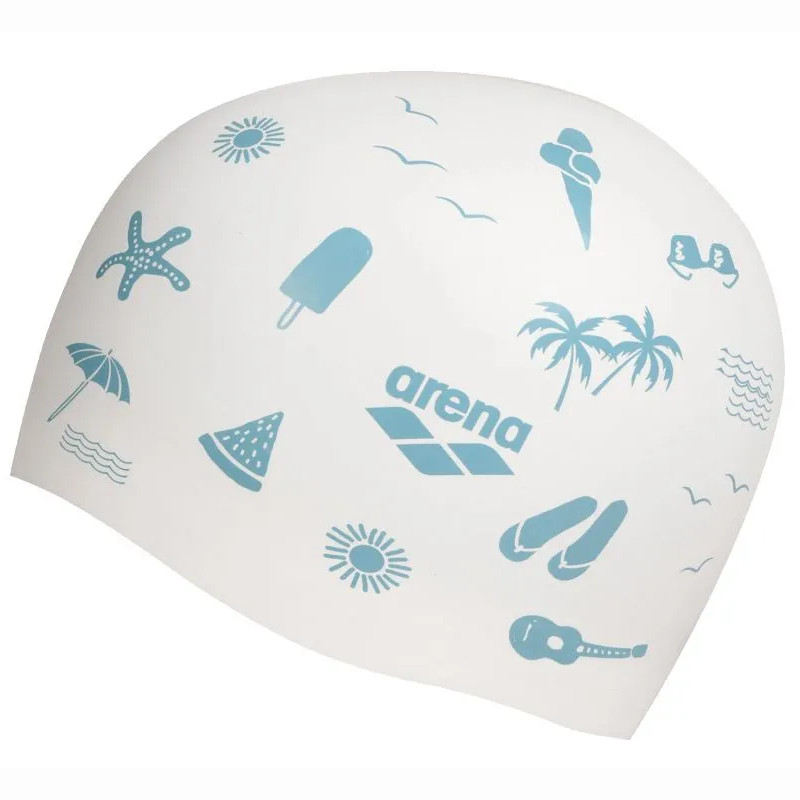 

Шапочка для плавания ARENA Reversible Cap (белый) 003786/230