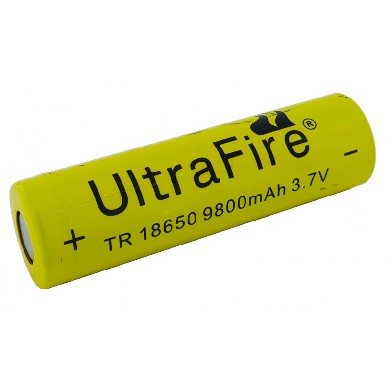 Аккумулятор 18650 UltraFire 3.7В 9800мА/ч (1200 мА/ч) мультифонарь светодиодный armytek wizard c2 v4 magnet usb 18650 1200 лм аккумулятор