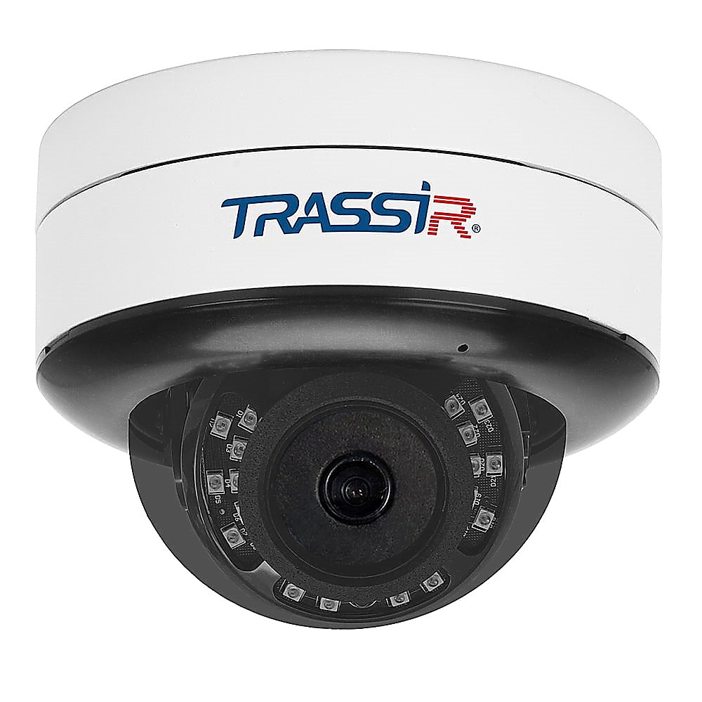 IP-камера Trassir TR-D3121IR2 v6 2.8 white (УТ-00037002) наушники беспроводные luazon hq 3 складные микрофон microsd черно синие
