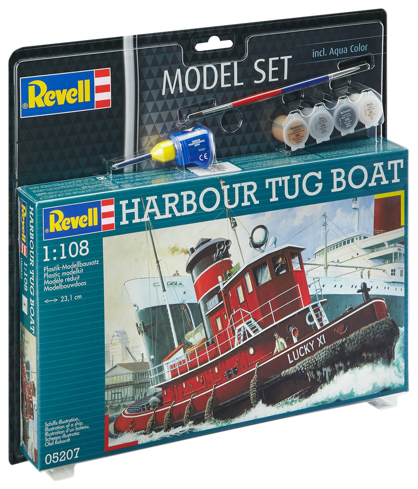 фото Модель портового буксира "harbour tug boat", подарочный набор revell
