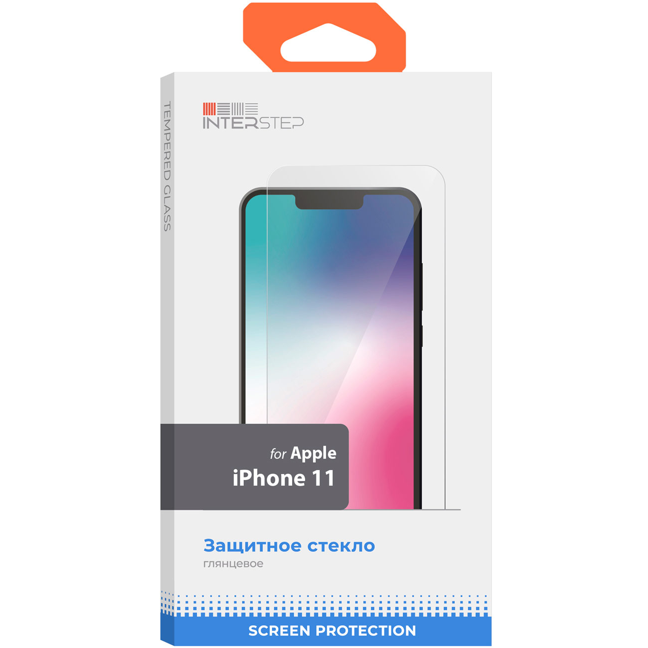 Защитное стекло InterStep для Apple iPhone 11/Xr (IS-TG-IPH612019-01IF00-MVGD00)