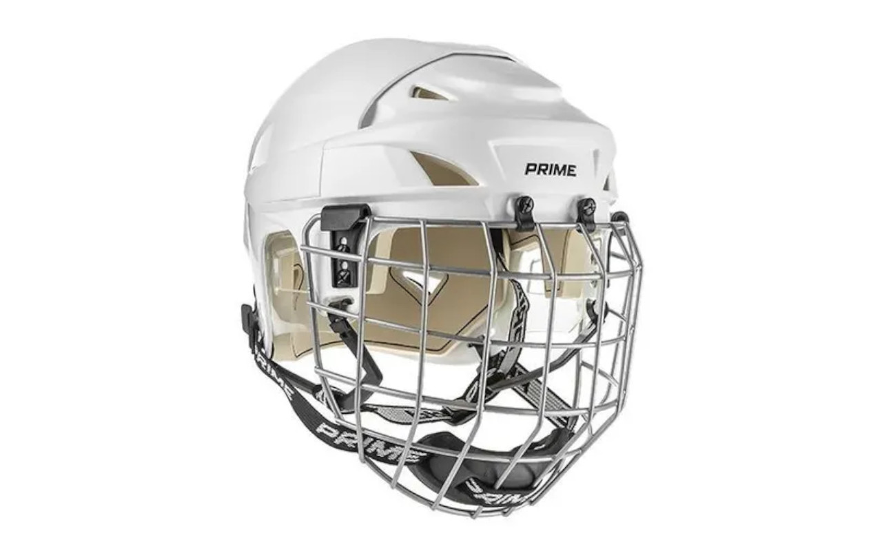 Шлем хоккейный+маска PRIME Flash 2.0 р.XS (белый)