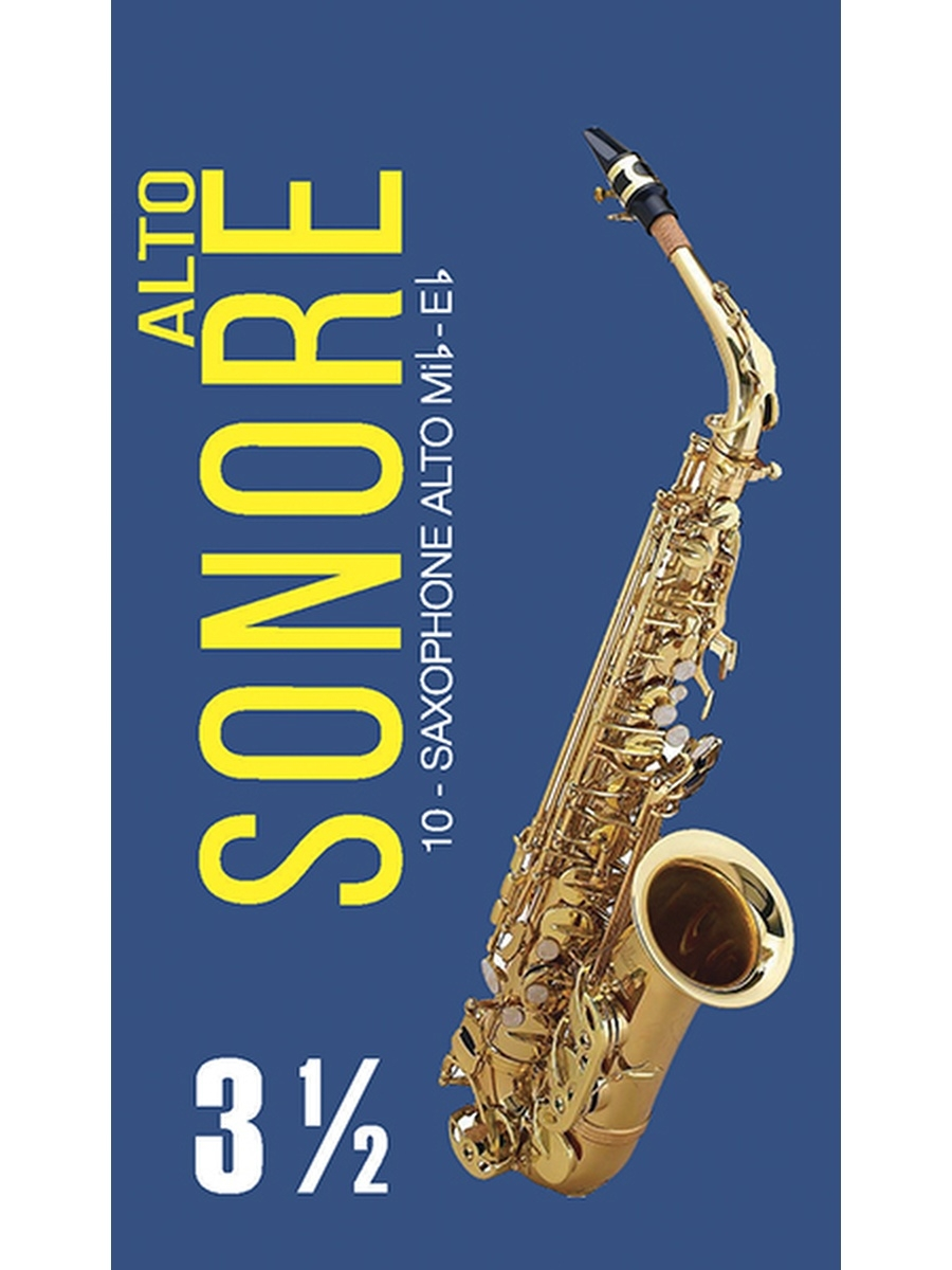 FR19SA16 Sonore Трости для саксофона альт № 3,5 (10шт), FedotovReeds