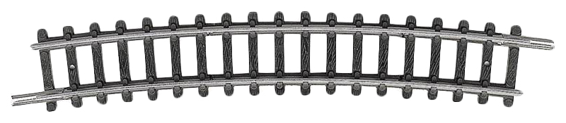 

Радиусный рельс R4 для железной дороги, угол 15 градусов, Trix T14927 (1:160)